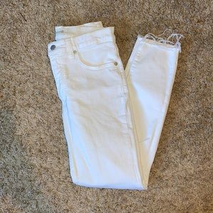Madewell white jeans